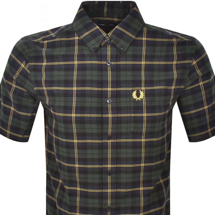 Fred Perry Oxford Short Sleeve Shirt Navy